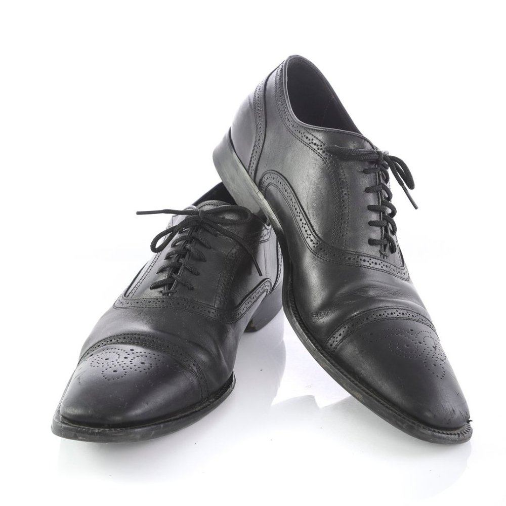 To Boot New York Black Oxford Brogue Dress Shoes
